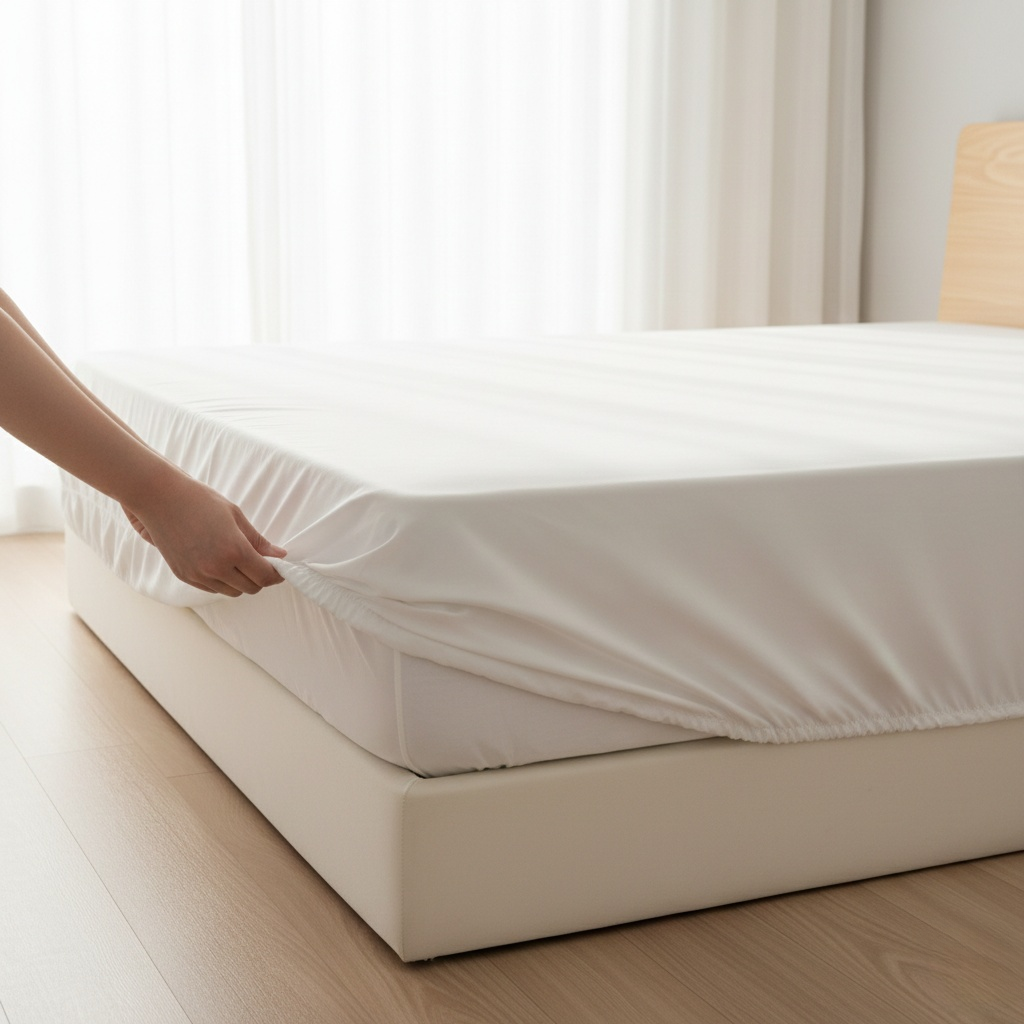 Protège matelas imperméable et respirant pour préserver la literie.