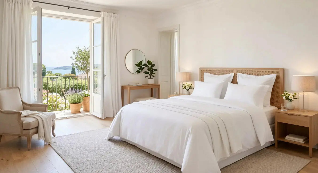 Housse de couette percale de coton : Le Secret pour un Sommeil Frais et Luxueux ZenPur