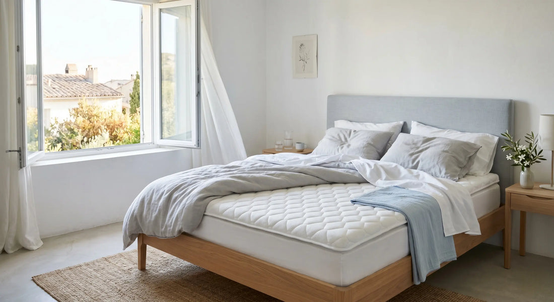 Surmatelas en Gel : Le Secret Technologique pour des Nuits d'Été Fraîches et Réparatrices ZenPur