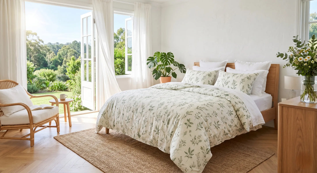 Couette Légère Imprimée : Le Secret 2-en-1 pour un Lit d'Été Frais et Élégant ZenPur