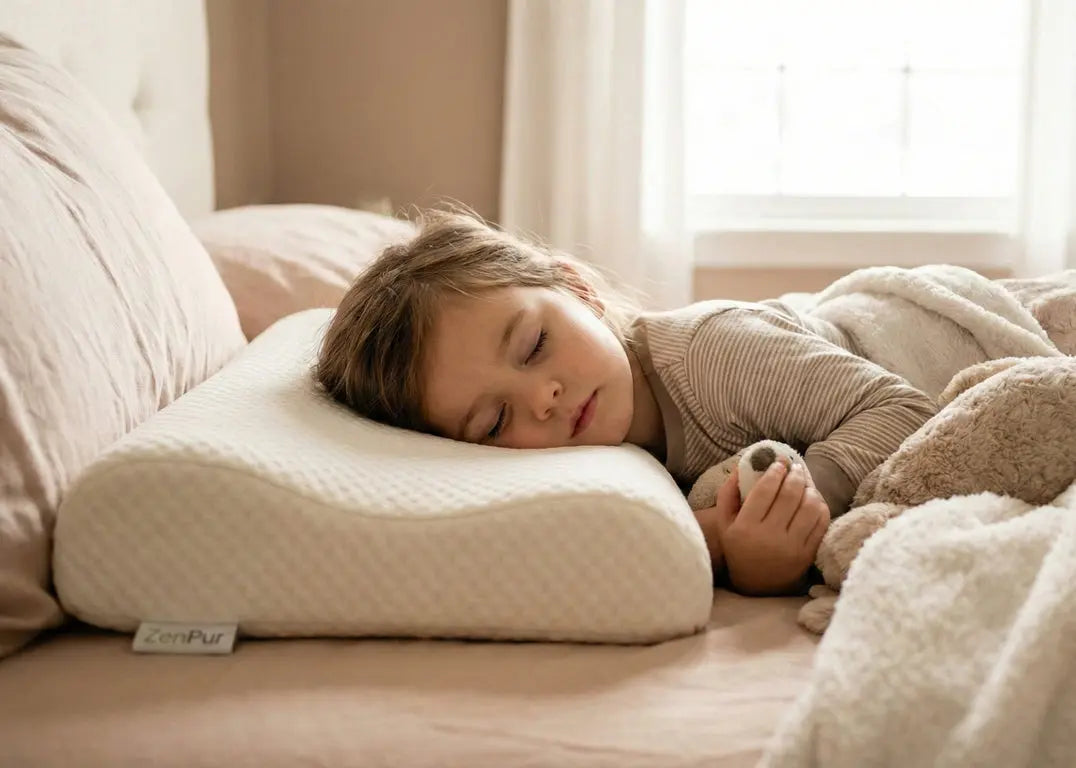 Oreiller-Enfant-Ergonomique-Quel-est-le-meilleur-oreiller-pour-son-sommeil ZenPur