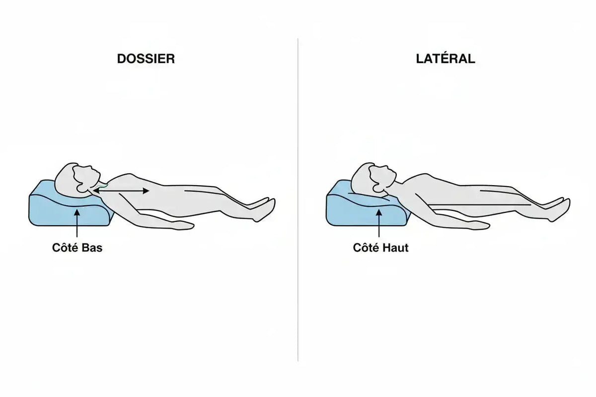 Sens oreiller ergonomique : Dans quel sens le mettre pour bien dormir ? ZenPur