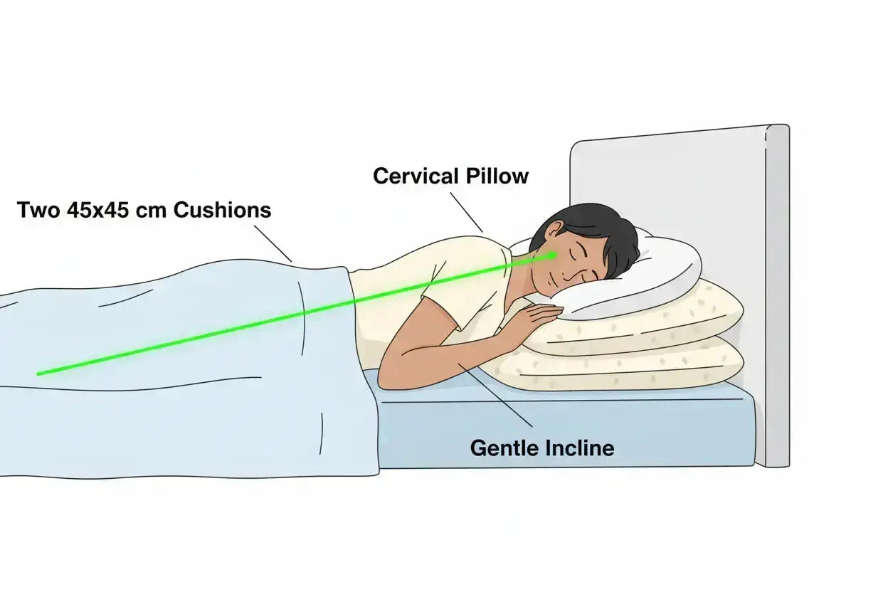 Reflux gastrique sommeil : La méthode du plan incliné pour ne plus brûler la nuit ZenPur