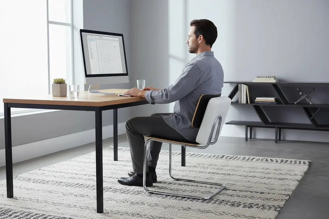 Pourquoi-utiliser-un-coussin-lombaire-pour-le-télétravail-Le-guide-ergonomique ZenPur