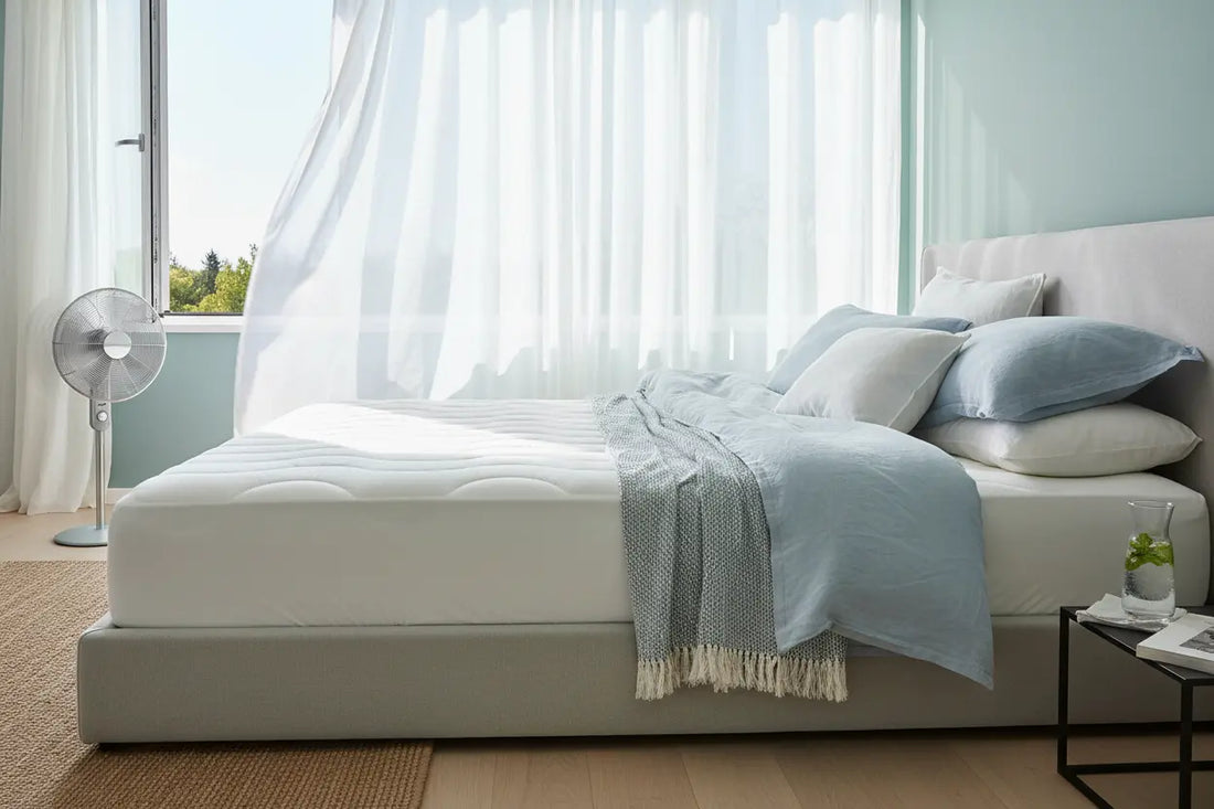 Surmatelas-rafraîchissant-7-astuces-pour-mieux-dormir-en-été ZenPur
