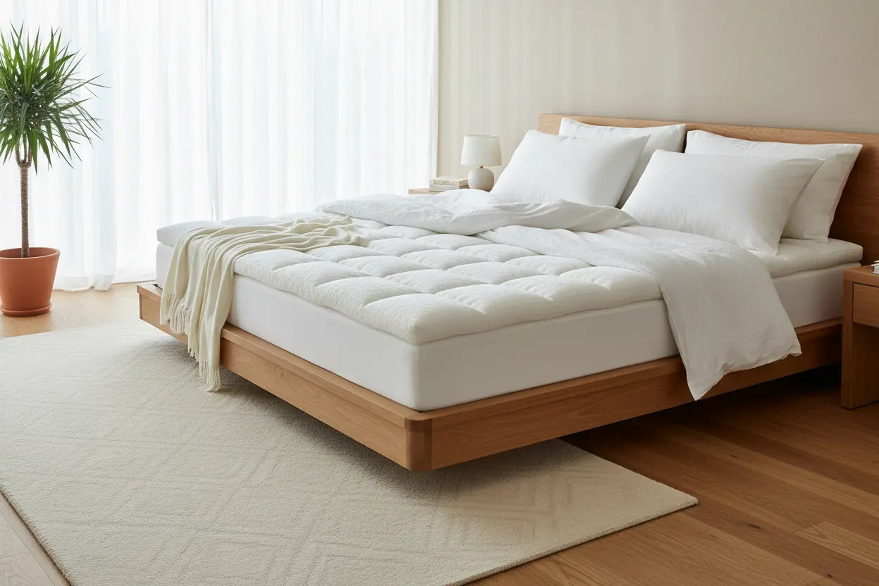 Découvrez comment assouplir un matelas neuf instantanément et retrouver des nuits douces grâce à un surmatelas moelleux