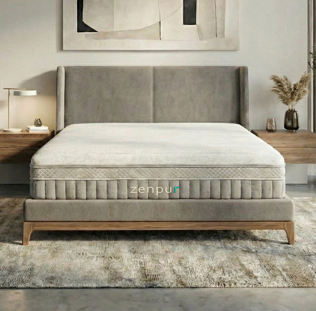 Matelas Elite Hybride ZenPur®-Soutien Ergonomique et Qualité Premium ZenPur
