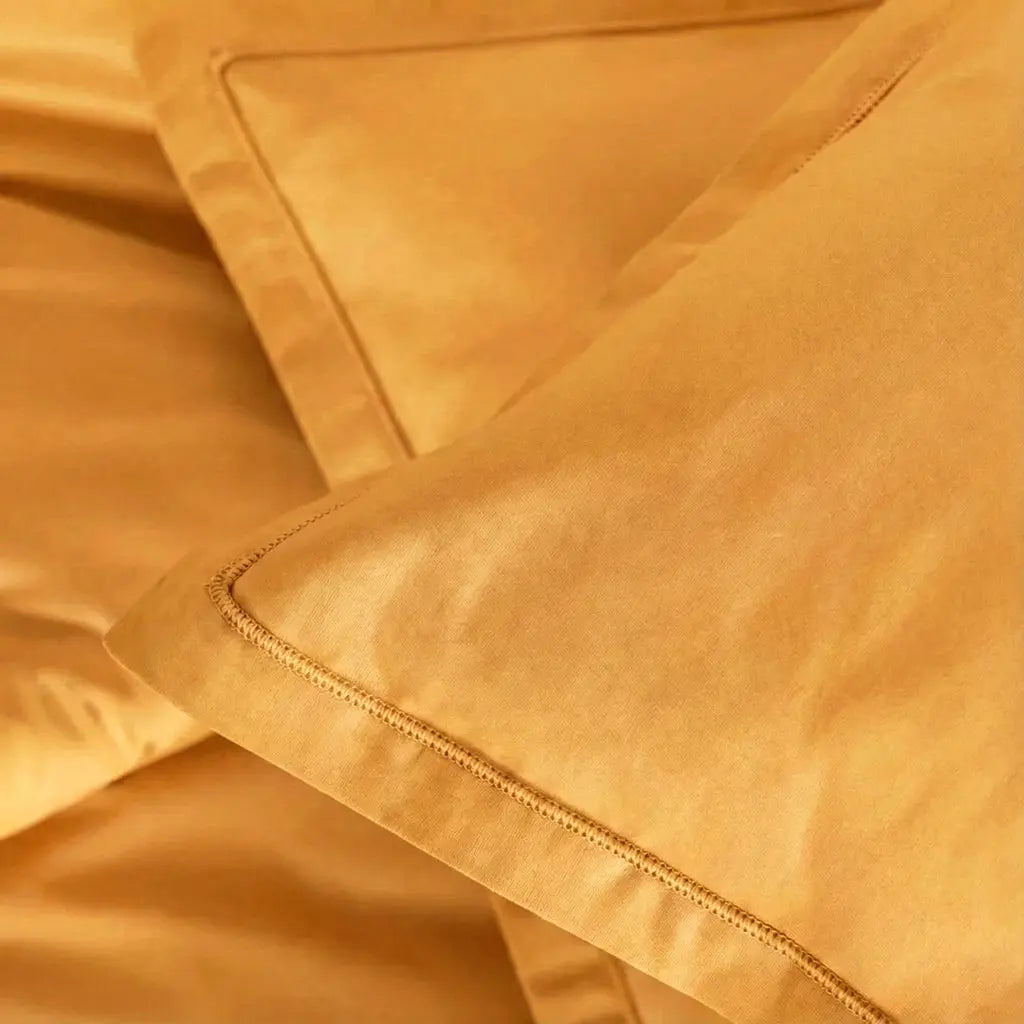 Taie d'Oreiller Coton Jaune Moutarde - 50x70 cm ZenPur