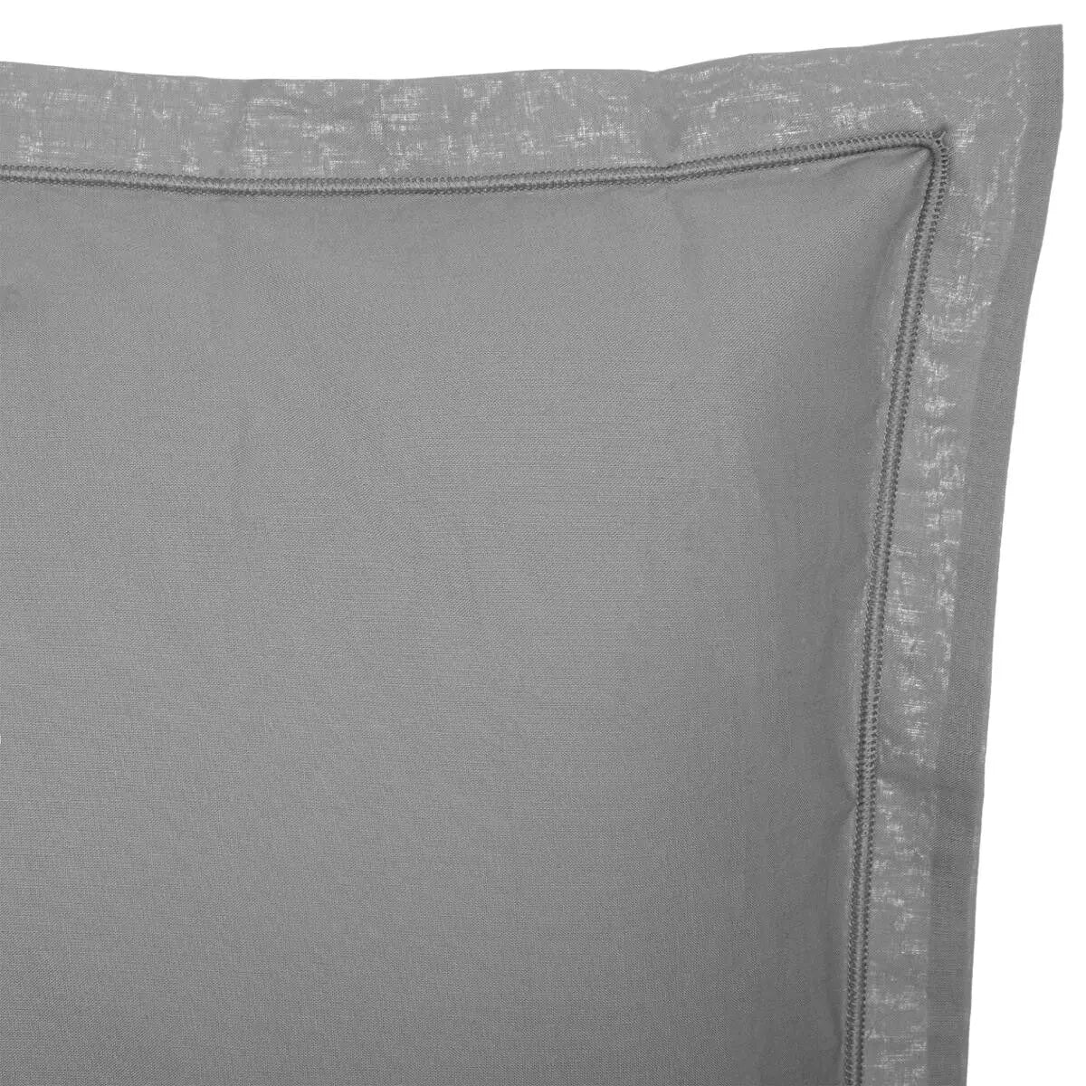 Taie d'oreiller coton Gris souris - 50x70 cm ZenPur