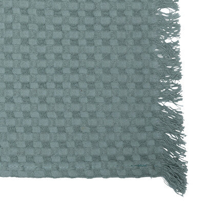 Jeté de lit Vert Céladon Abeil Widdy - 130x180 cm