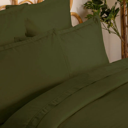 Housse couette 2p kaki 240x220 ZenPur