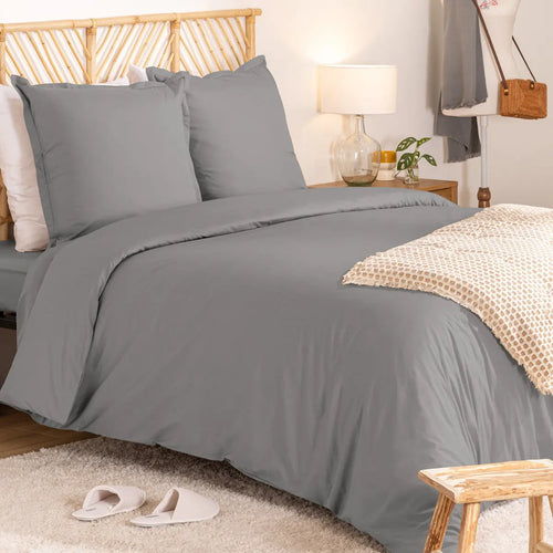 Parure uni percal gr240x220 ZenPur