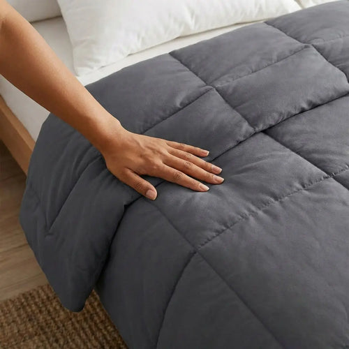 Couverture Lestée ZenPur Apaisante & Anti-Stress (150x200 cm) - Gris Zenpur