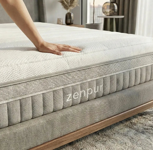 Matelas Elite Hybride ZenPur®-Soutien Ergonomique et Qualité Premium ZenPur