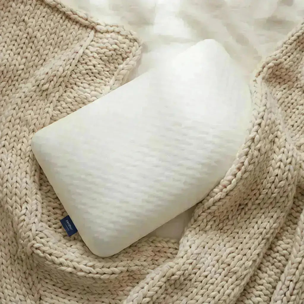 Pack 1 Couette 4 Saisons + 2 Oreillers Mémoire de Forme PLAT ZenPur