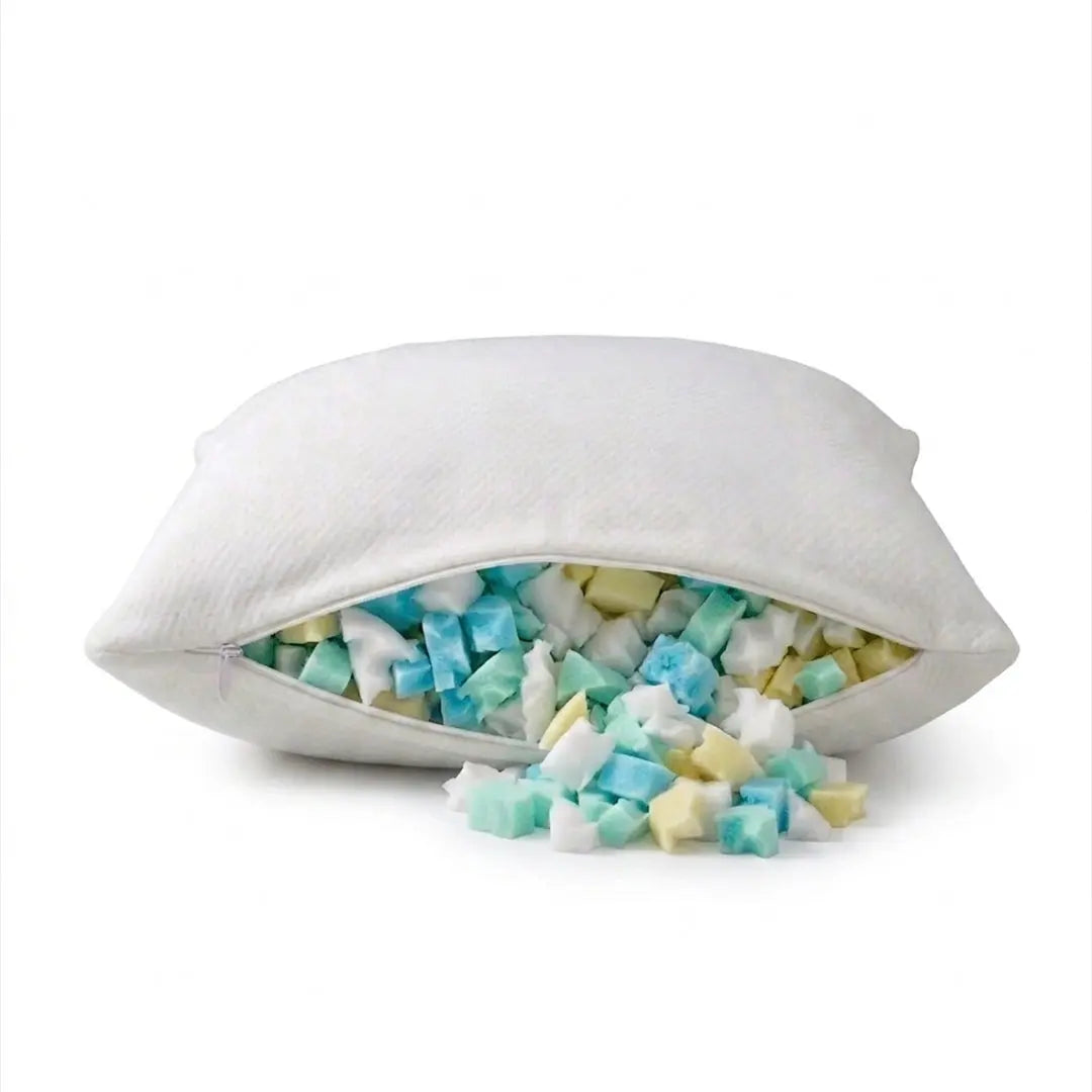 Lot de 2 Oreillers En mousse à Mémoire de forme en Flocons - 50x60 cm ZenPur