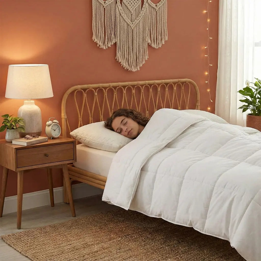 Couette 140x200 pour enfant 4 Saisons (Hiver & Été) - Anti-Transpiration & Oeko-Tex ZenPur Sleep