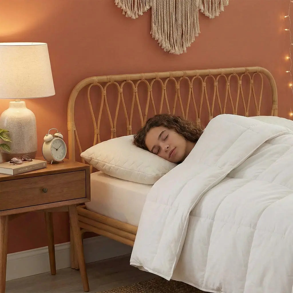 Couette 140x200 pour enfant 4 Saisons (Hiver & Été) - Anti-Transpiration & Oeko-Tex ZenPur Sleep