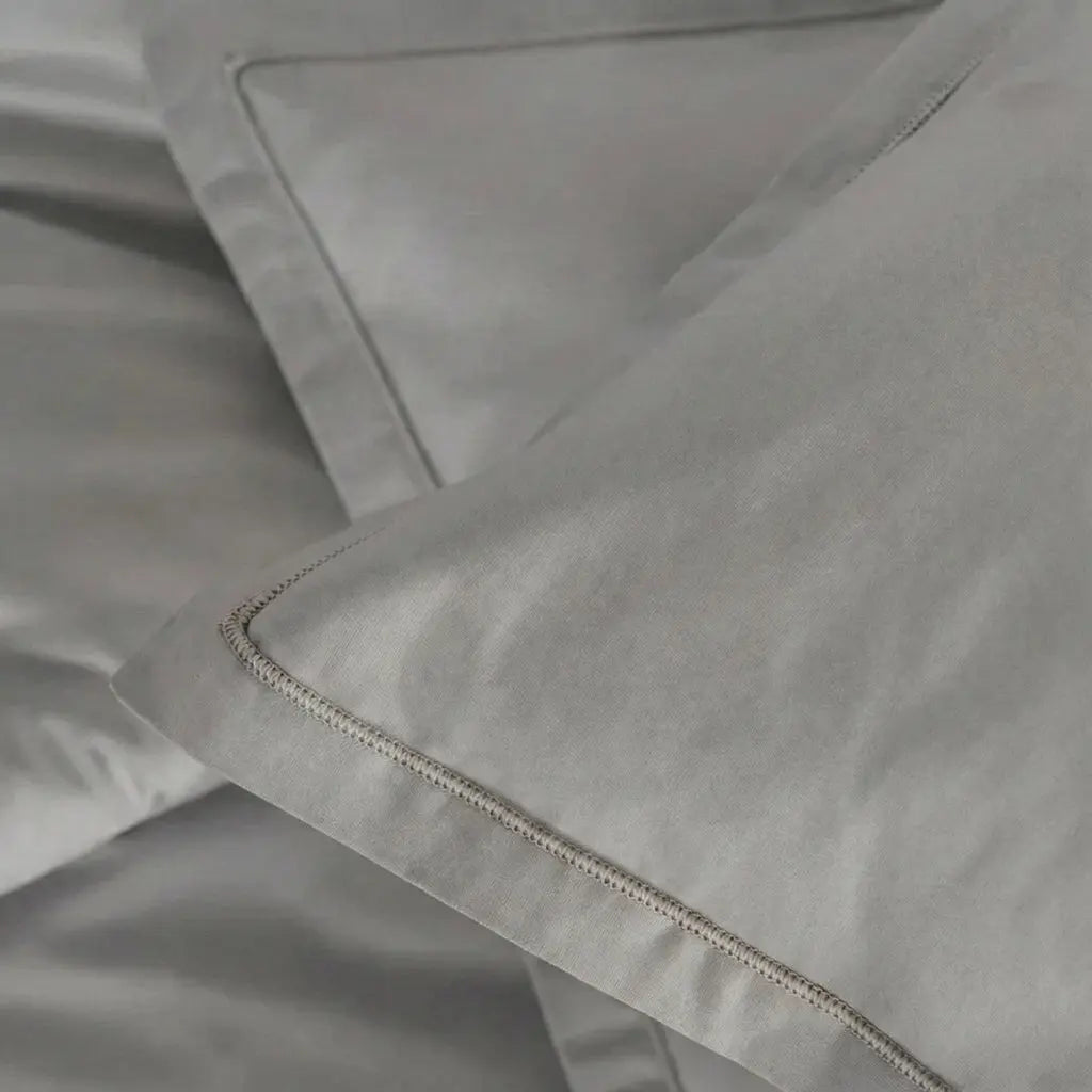 Taie d'oreiller coton Gris souris - 50x70 cm ZenPur