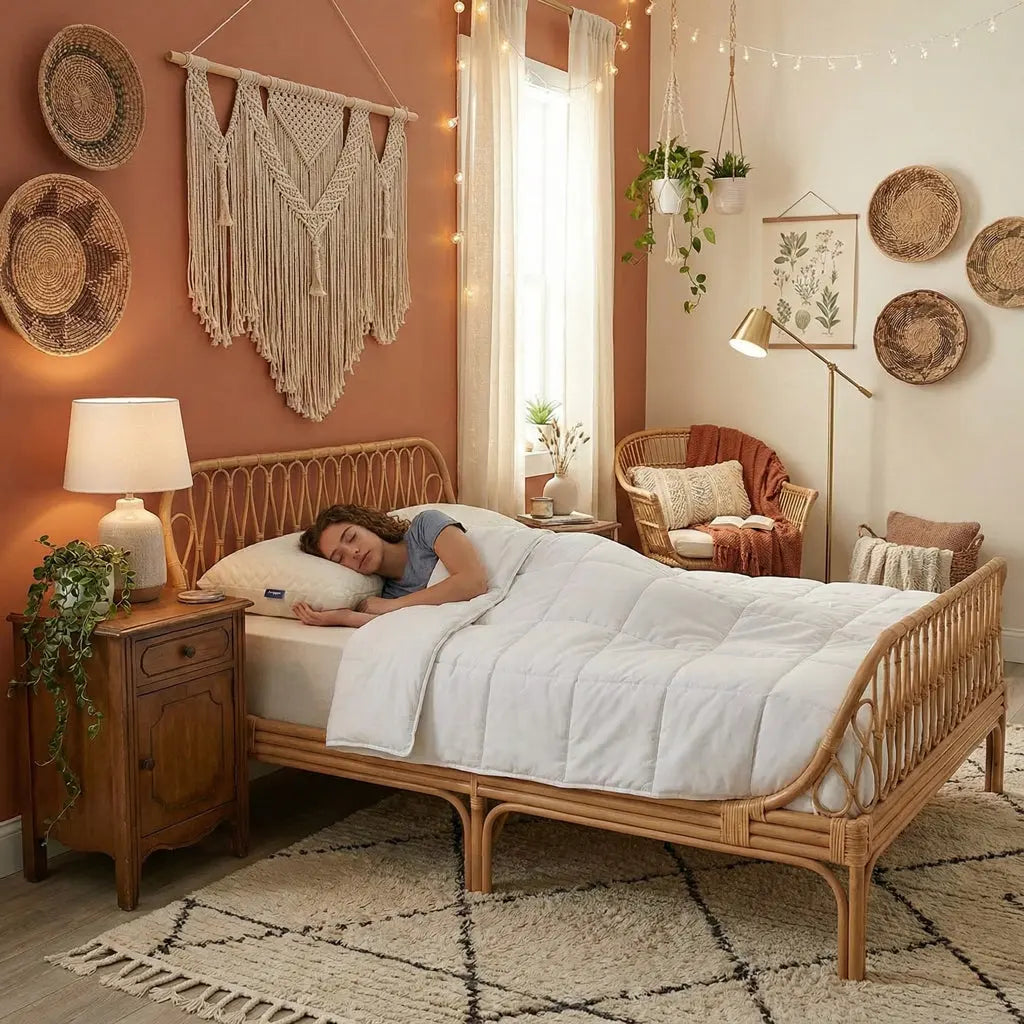 Couette 140x200 pour enfant 4 Saisons (Hiver & Été) - Anti-Transpiration & Oeko-Tex ZenPur Sleep