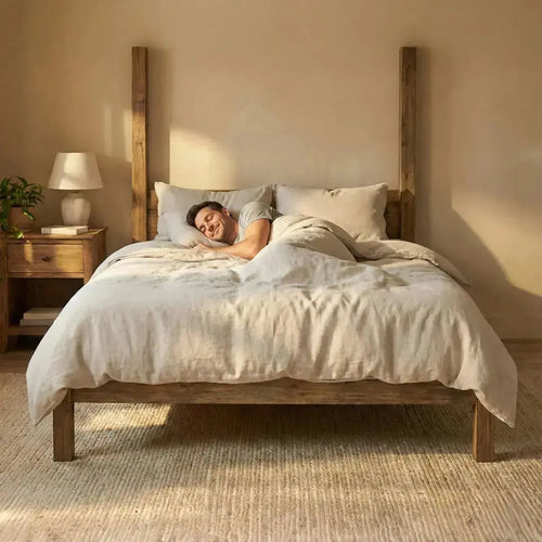 Pack 1 Couette 4 Saisons + 2 Oreillers Mémoire de Forme PLAT ZenPur