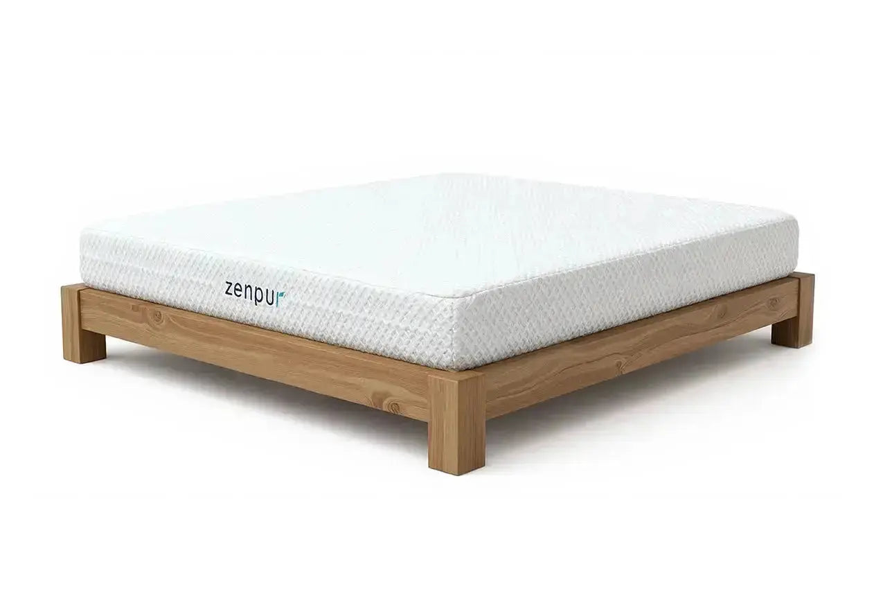 Matelas ZenPur sur lit, soutien ergonomique et confort adapté à toutes les positions de sommeil
