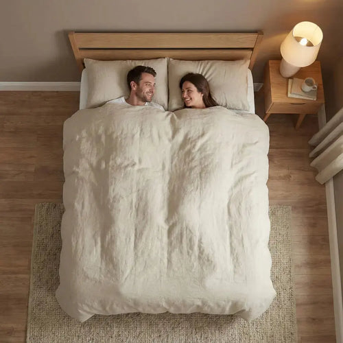 Pack 1 Couette 4 Saisons + 2 Oreillers Mémoire de Forme MI-FERME ZenPur