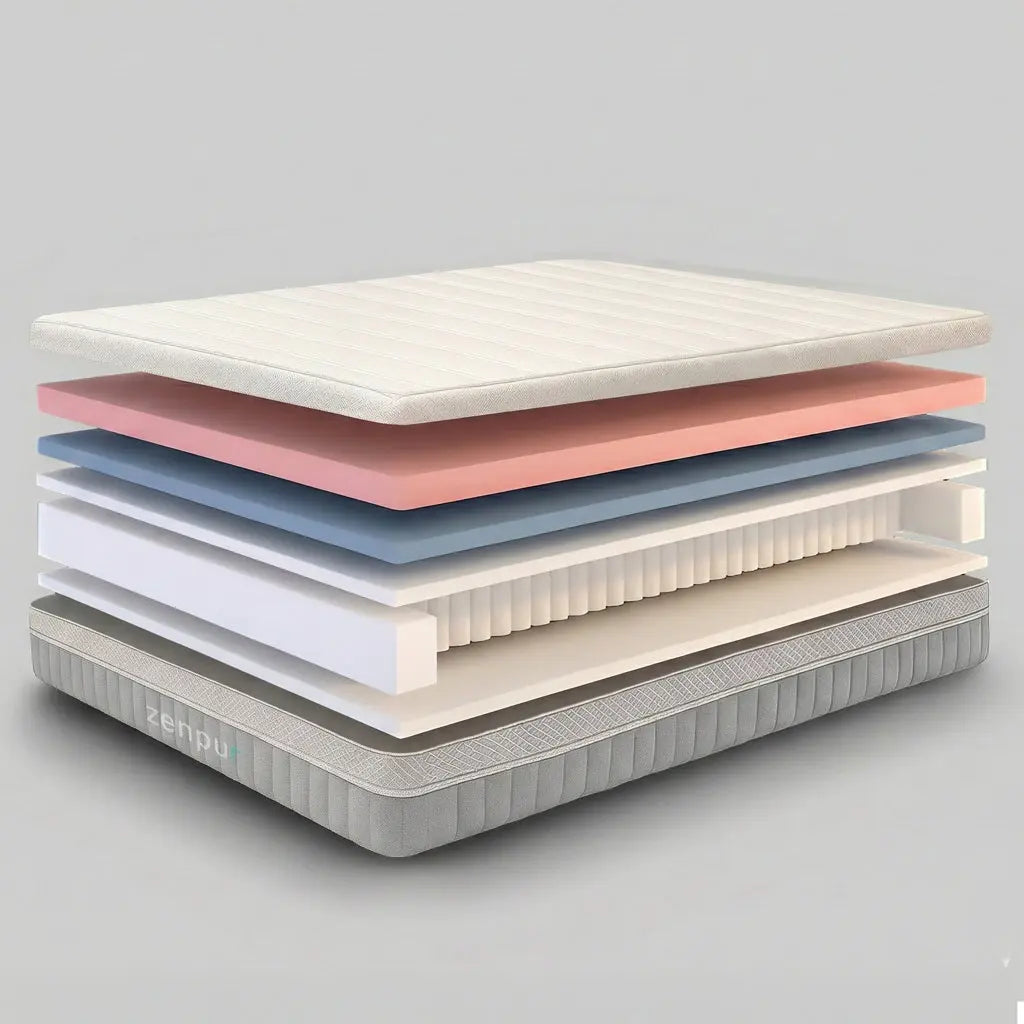 Matelas Elite Hybride ZenPur®-Soutien Ergonomique et Qualité Premium - ZenPur