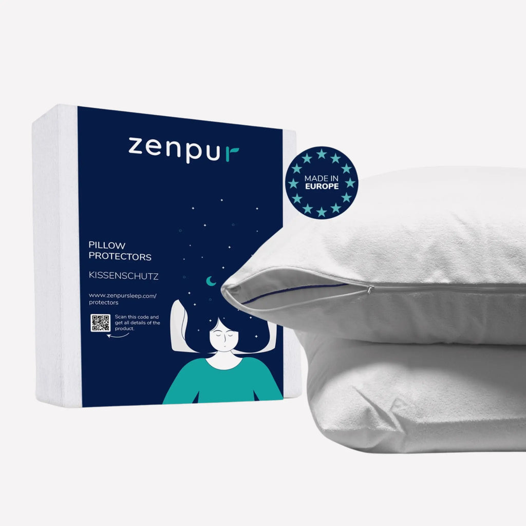 Protège-oreiller imperméable ZenPur, anti-acariens et certifié Oeko-TEX