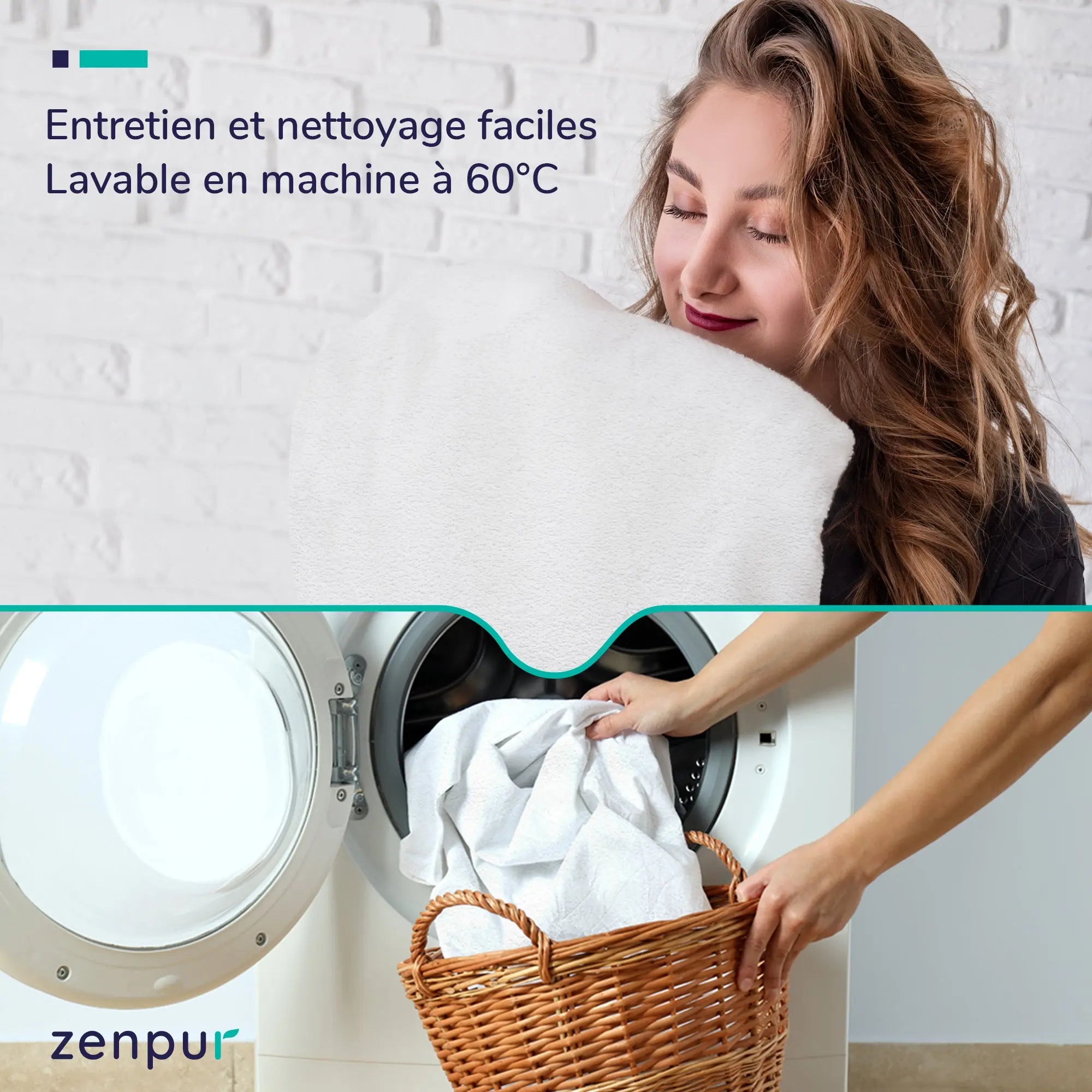 ZenPur: Protège-Matelas Imperméable et Respirant, Certifié Oeko-TEX ZenPur