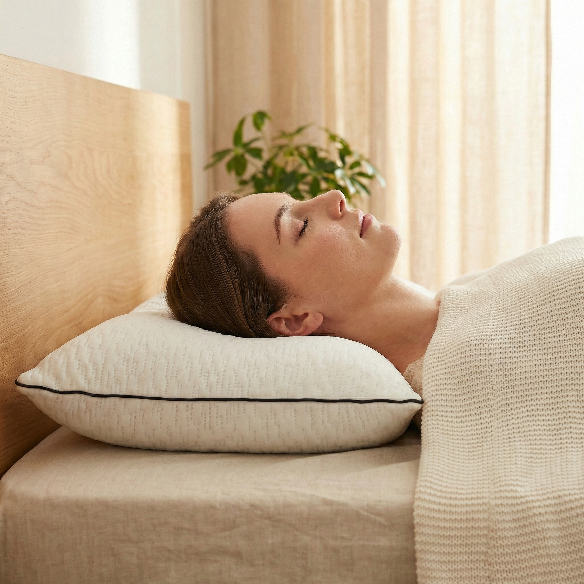 Oreiller en mousse à Mémoire Mixte Silver - 50x70 cm