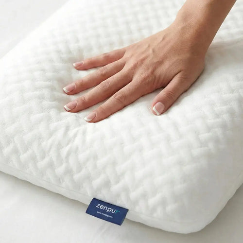 Pack 1 Couette 4 Saisons + 2 Oreillers Mémoire de Forme PLAT ZenPur