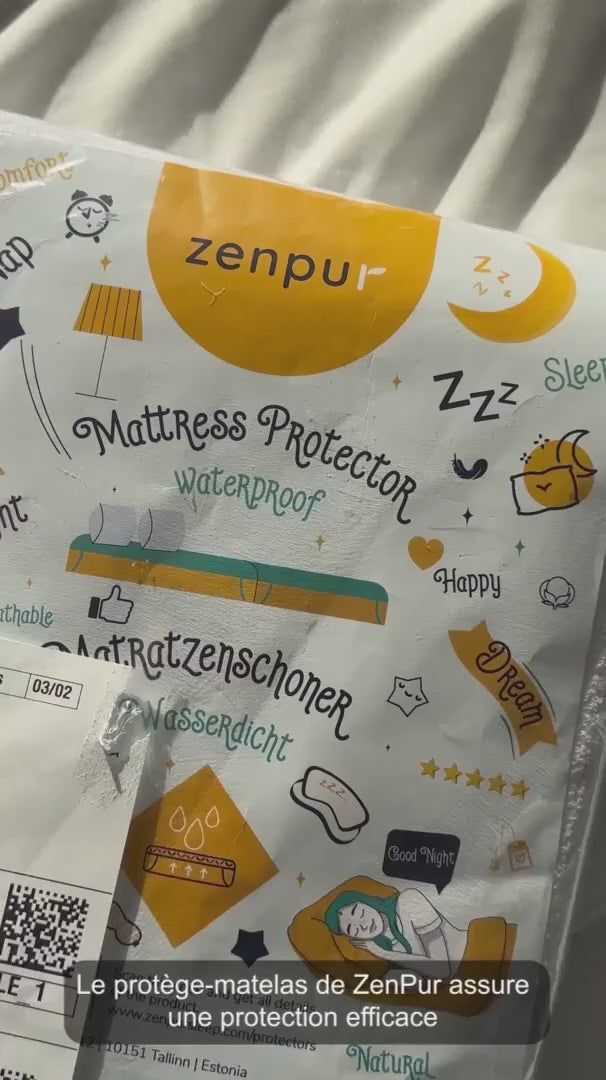 Protège-matelas ZenPur – Protection imperméable et respirante pour un sommeil sain