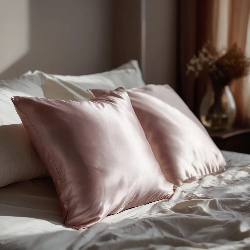 Taie d'Oreiller en Soie Rose 100% murier - 50x70 ZenPur