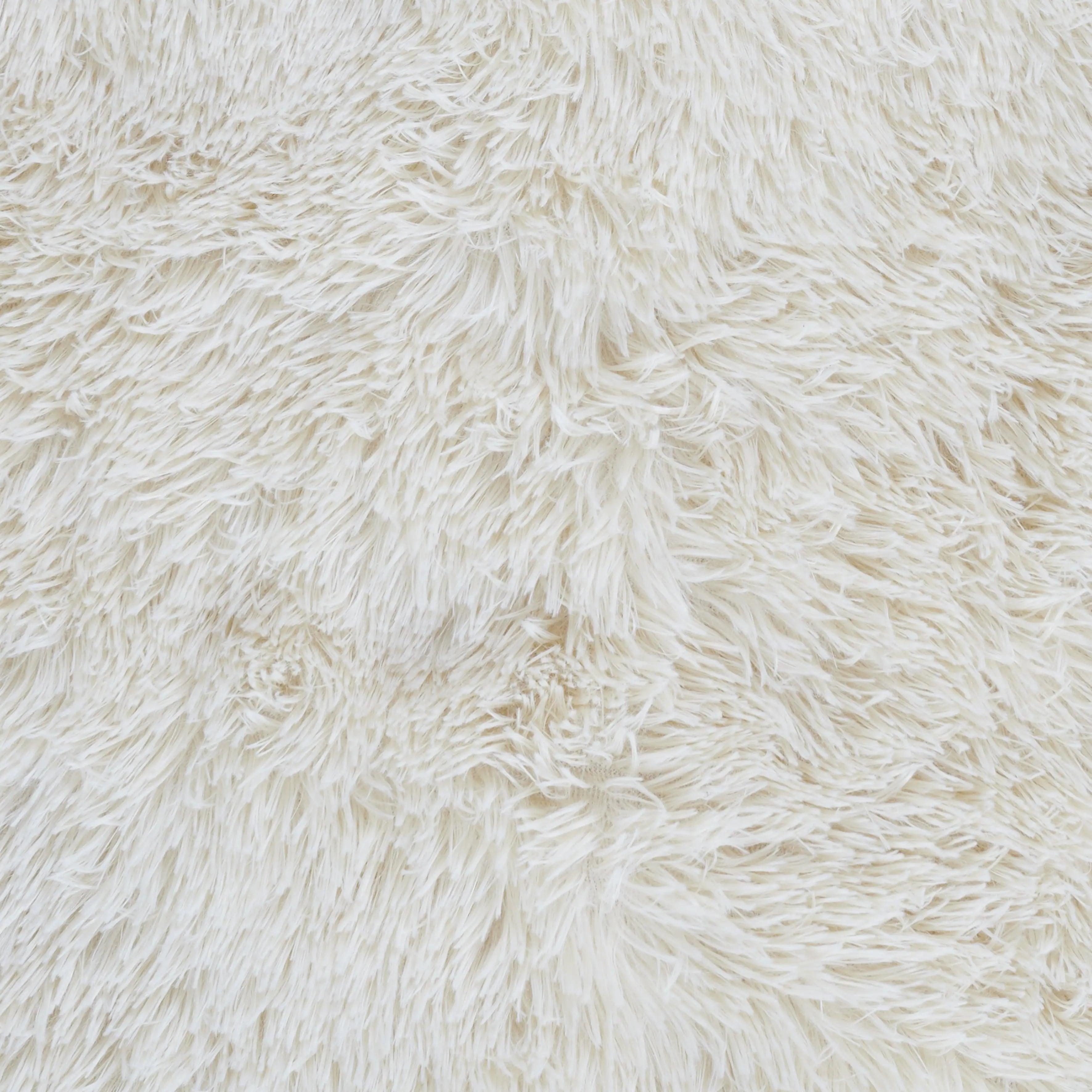 Couvre Lit Poils Longs Beige 220X240Cm Zenpur