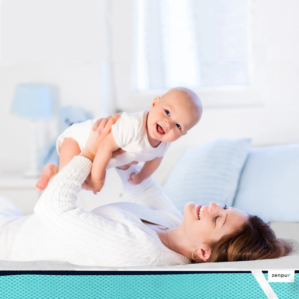 Chambre cosy avec matelas protégé par le protège-matelas ZenPur respirant et hypoallergénique