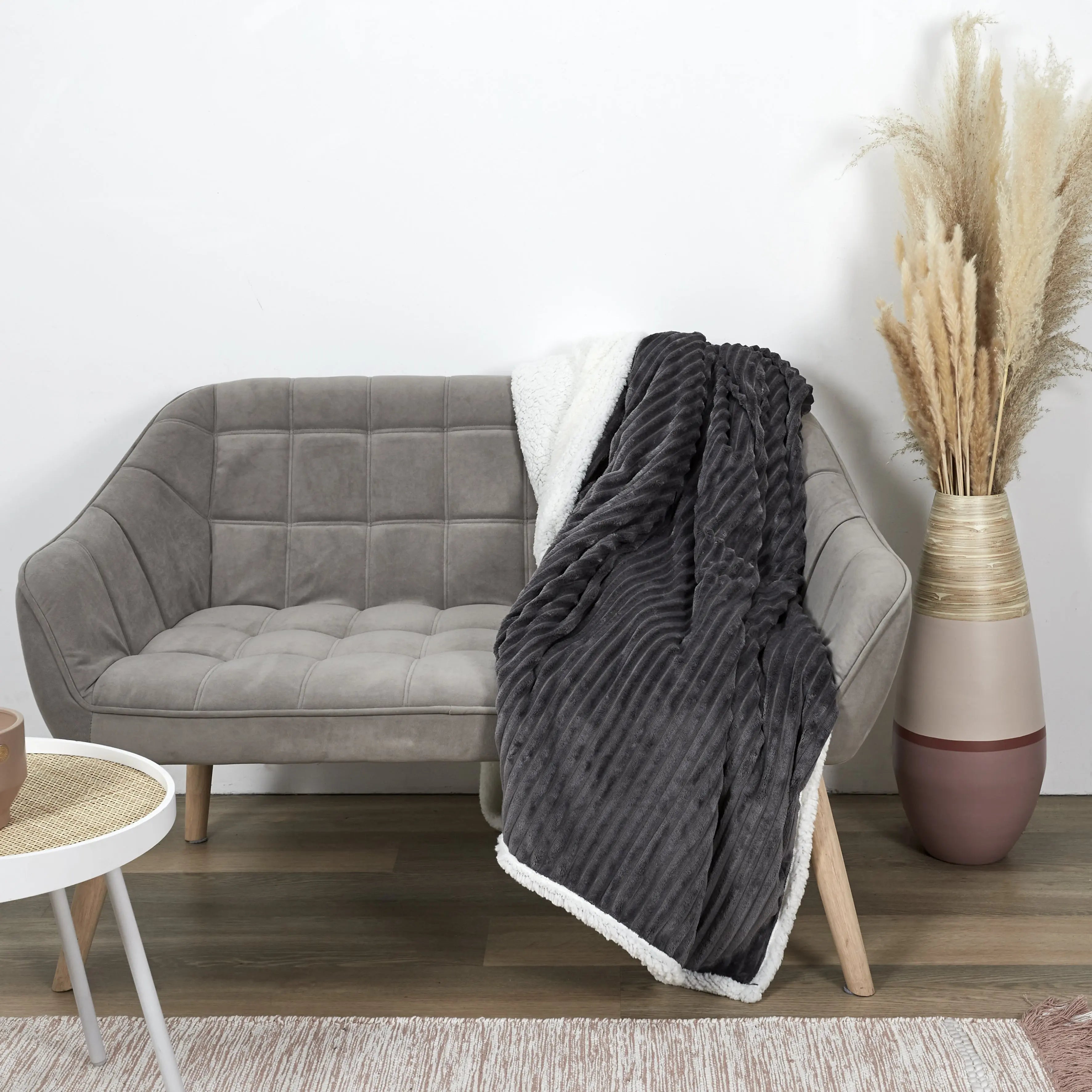 Plaid Flanelle Côtelé et Sherpa Zenpur