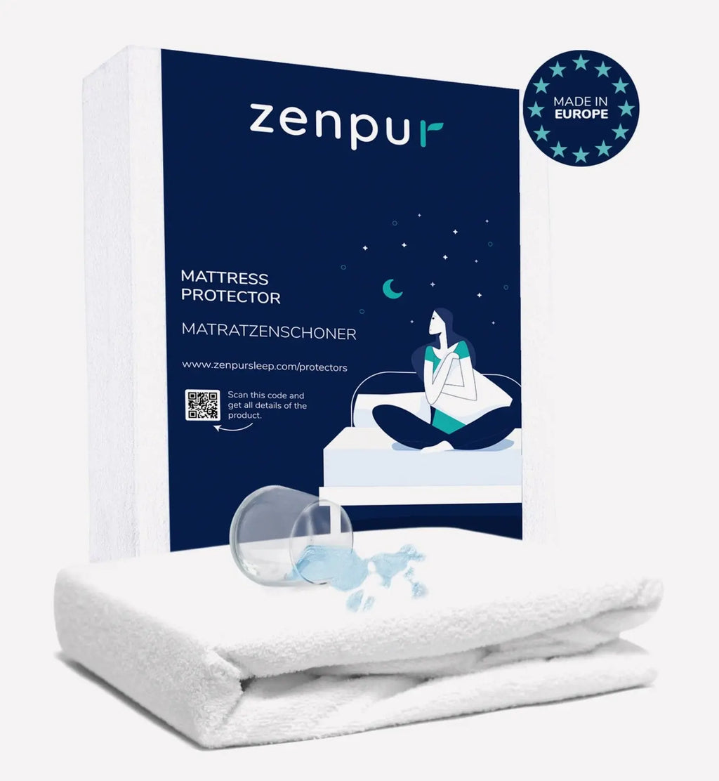 Protège-matelas ZenPur imperméable et anti-acariens, idéal contre taches et allergènes